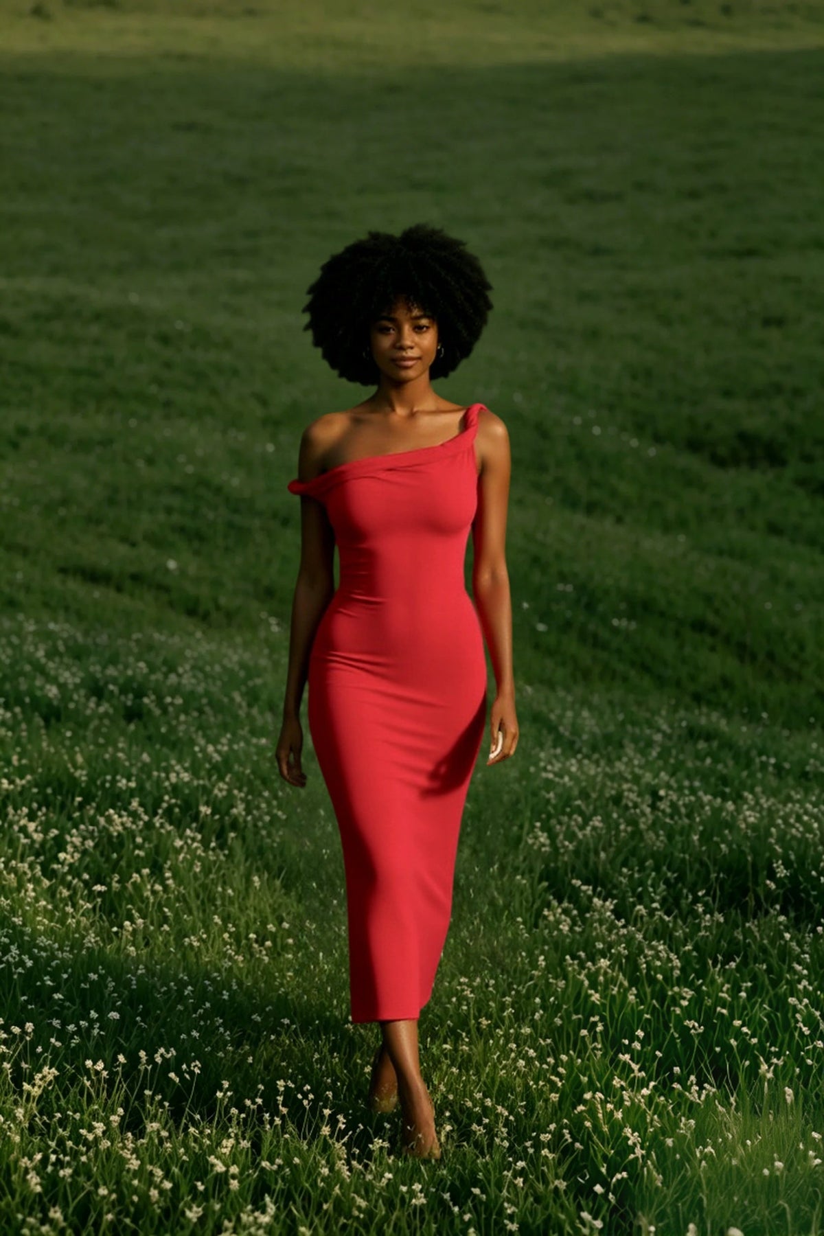 Bardot Rolled Hem Party Dress