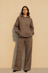 Y2K Leopard Print Hip-Hop Hoodie