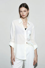 Pure Linen UV Protection Blouse