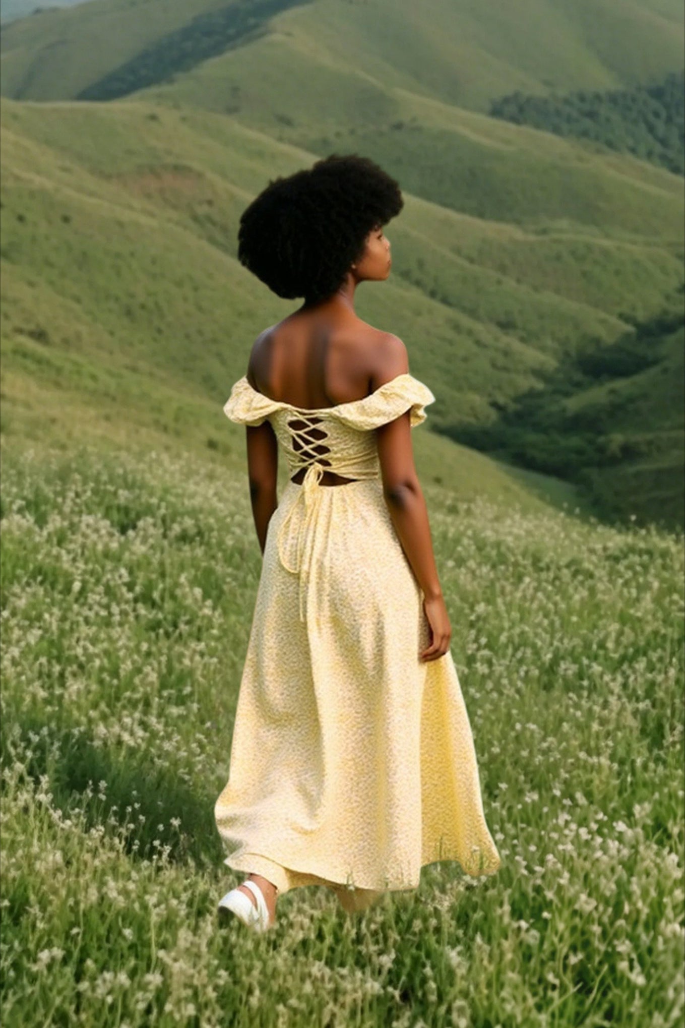 Chic Strapless Cowl Back Floral Dress