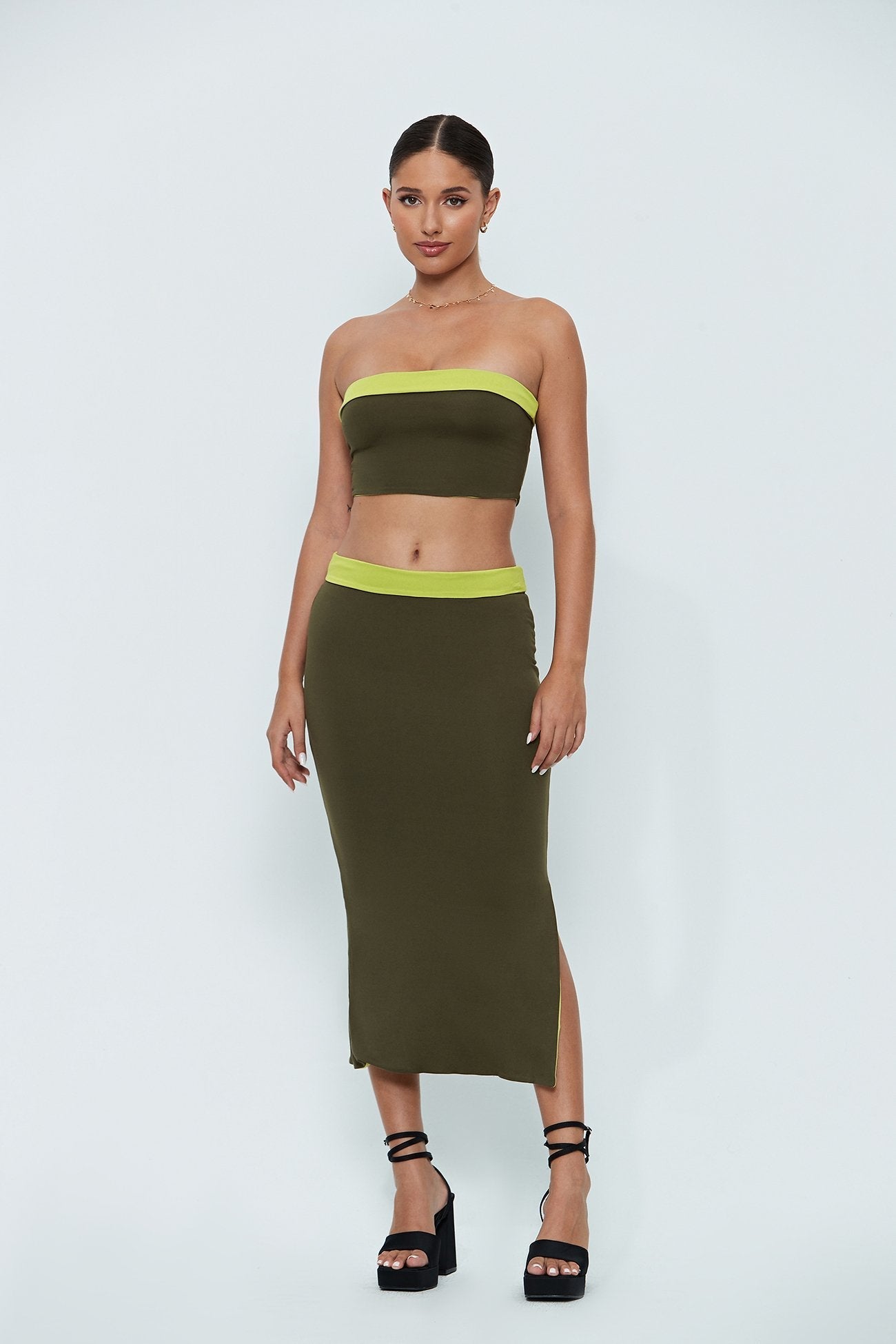 Reversible Cropped Tube Top