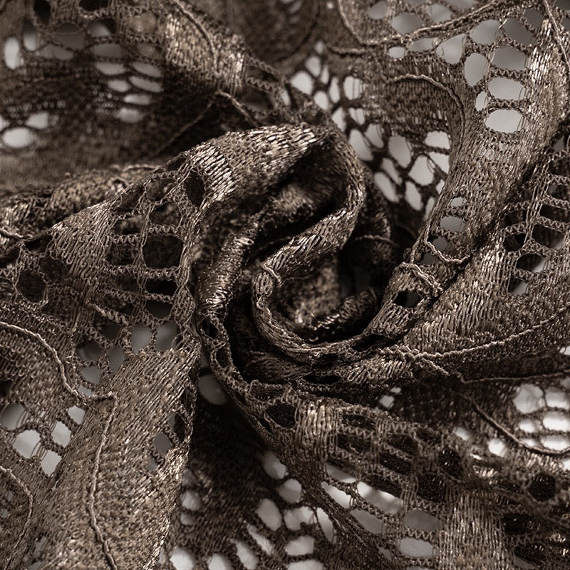 Sequins Jacquard Short Dress
