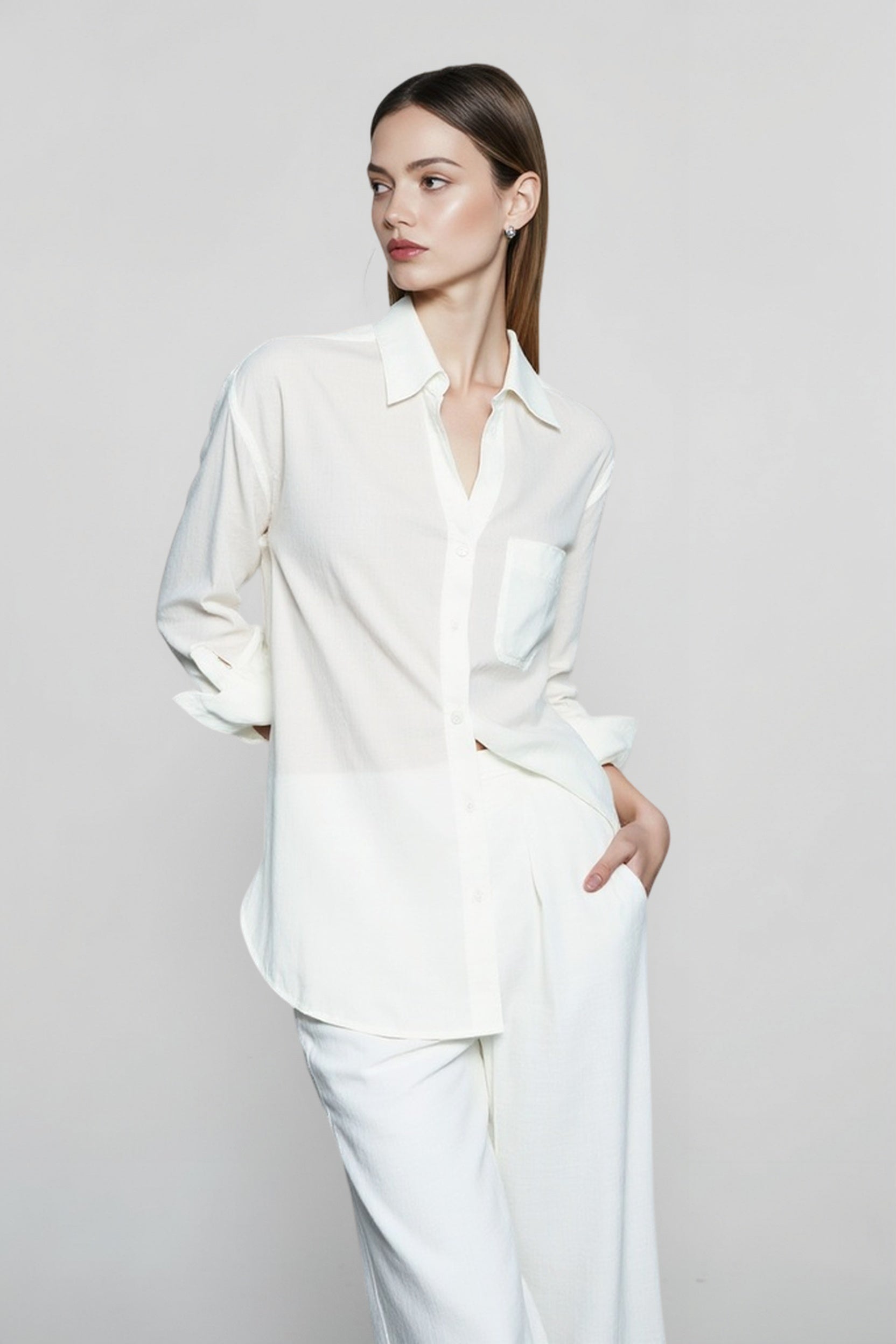 Pure Linen UV Protection Blouse