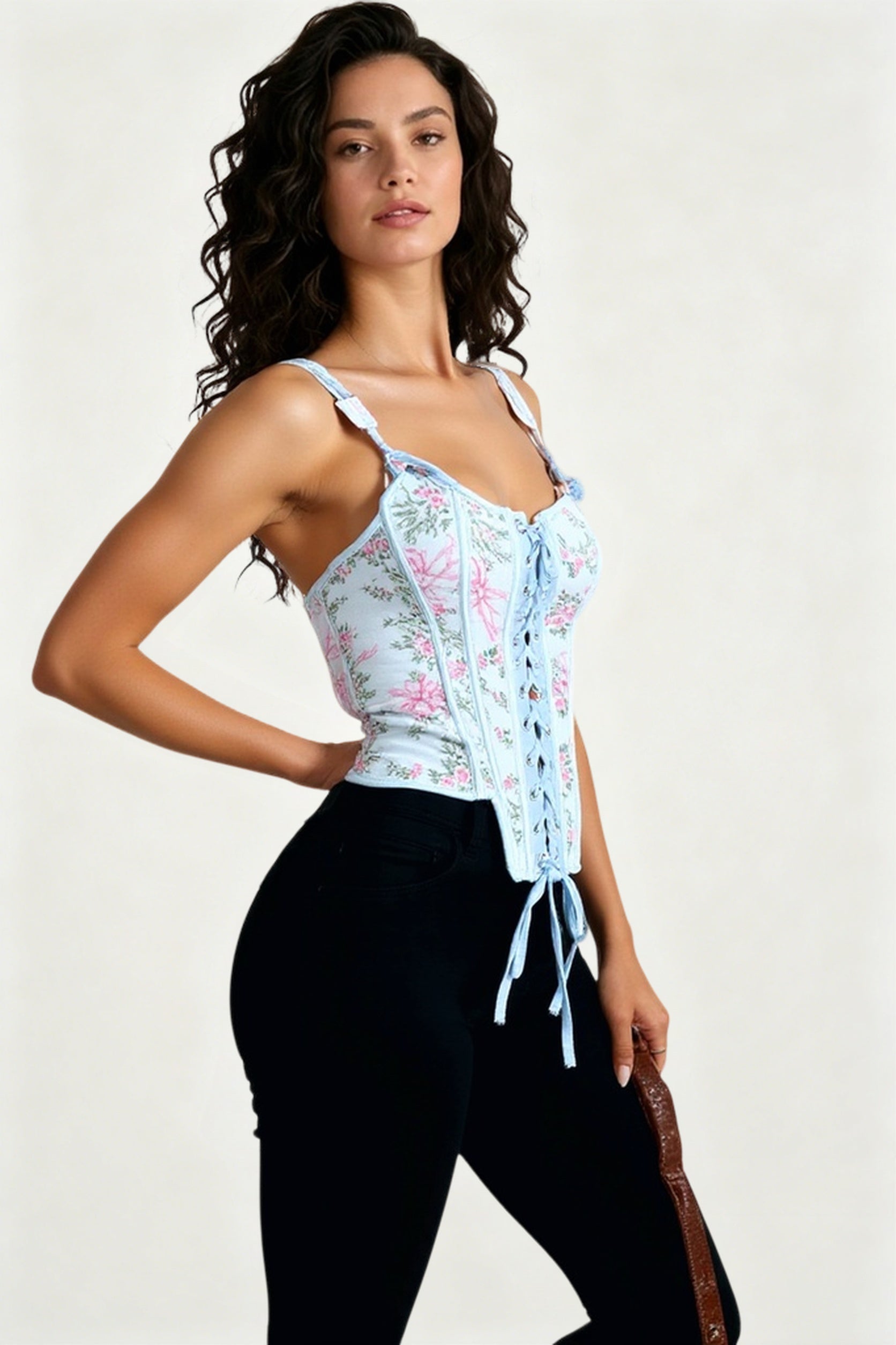 Sexy Satin Halter Backless Maxi Skirt Set