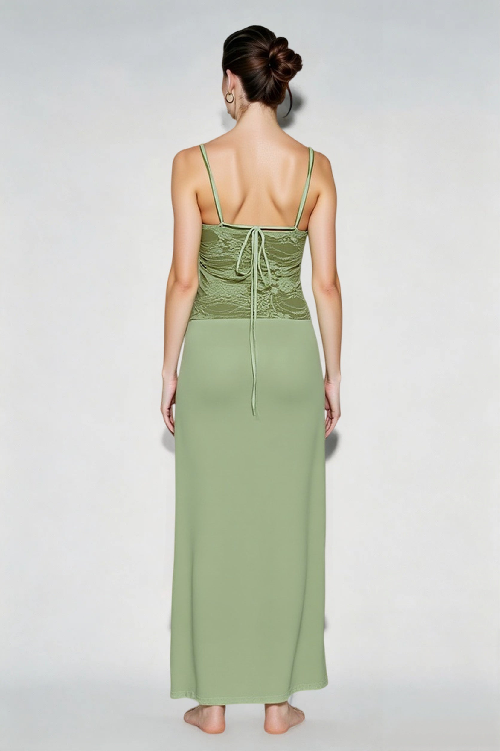 Slim Fit Lace Cami Lace Dress