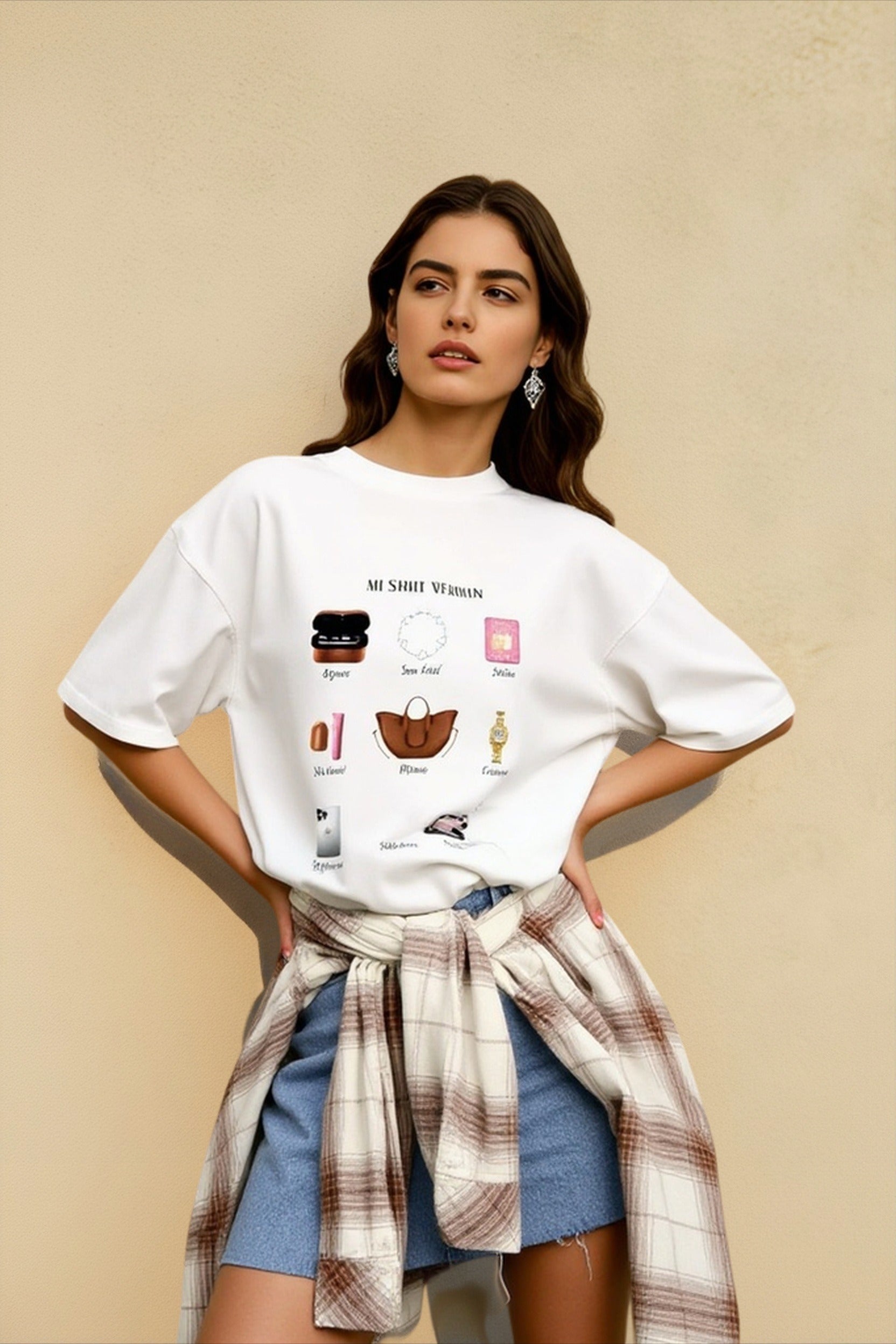 Oversized Cotton Graphic T-shirts