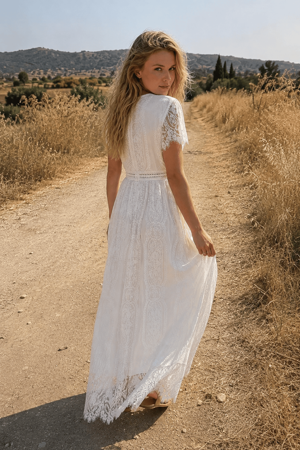 Sheer V Neck Bodycon Maxi Dress