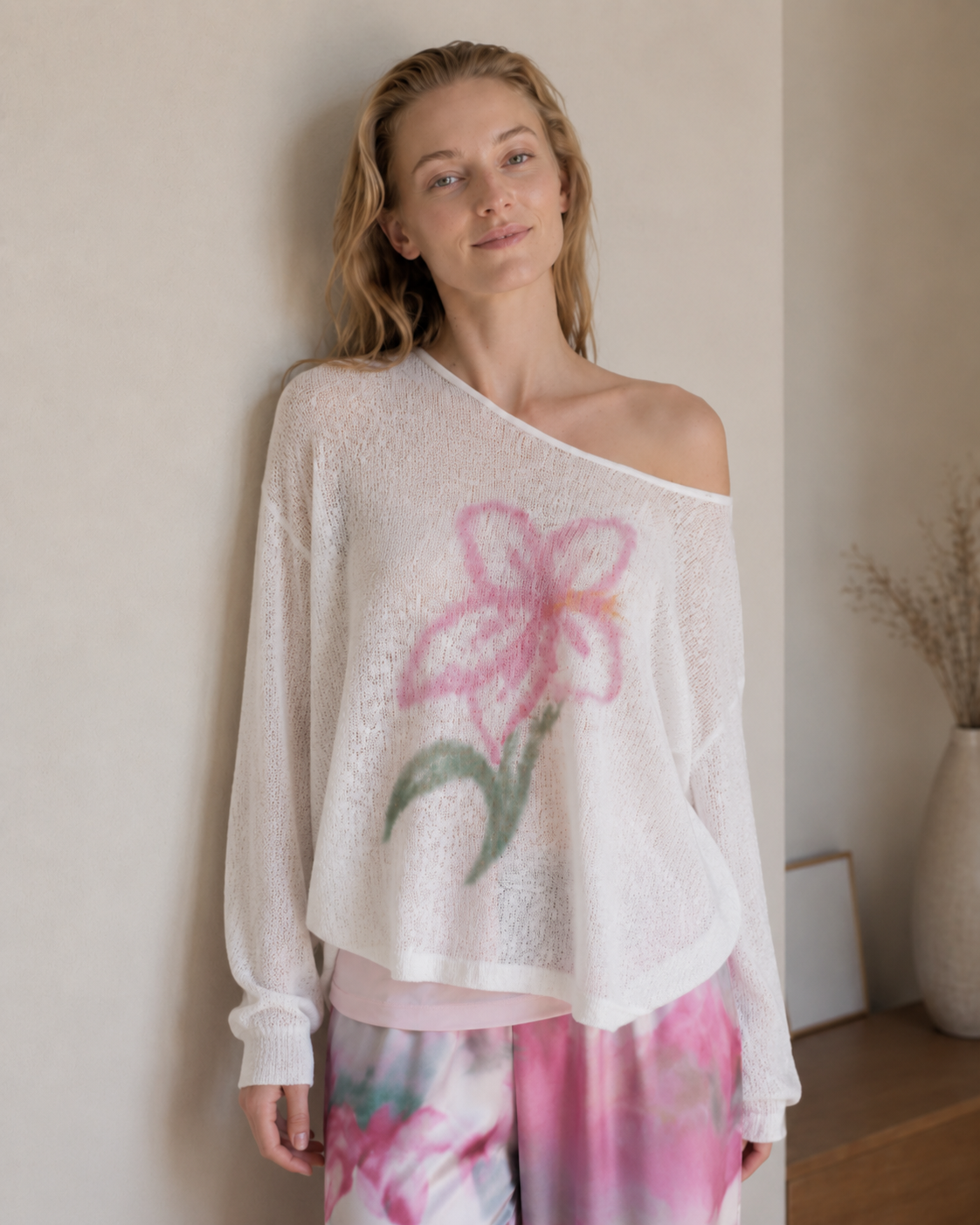 Lightweight Sun Protection Loose Casual Slouchy Blouse