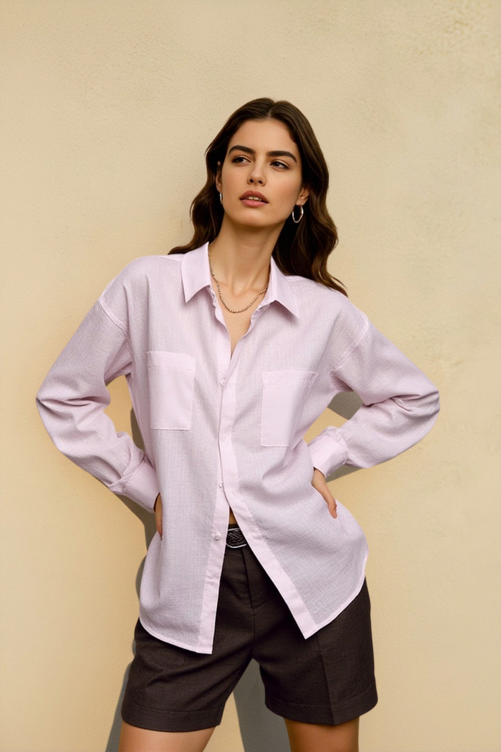 Pure Linen Lightweight Blouse
