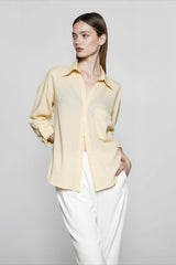 Pure Linen Casual Relaxed Blouse