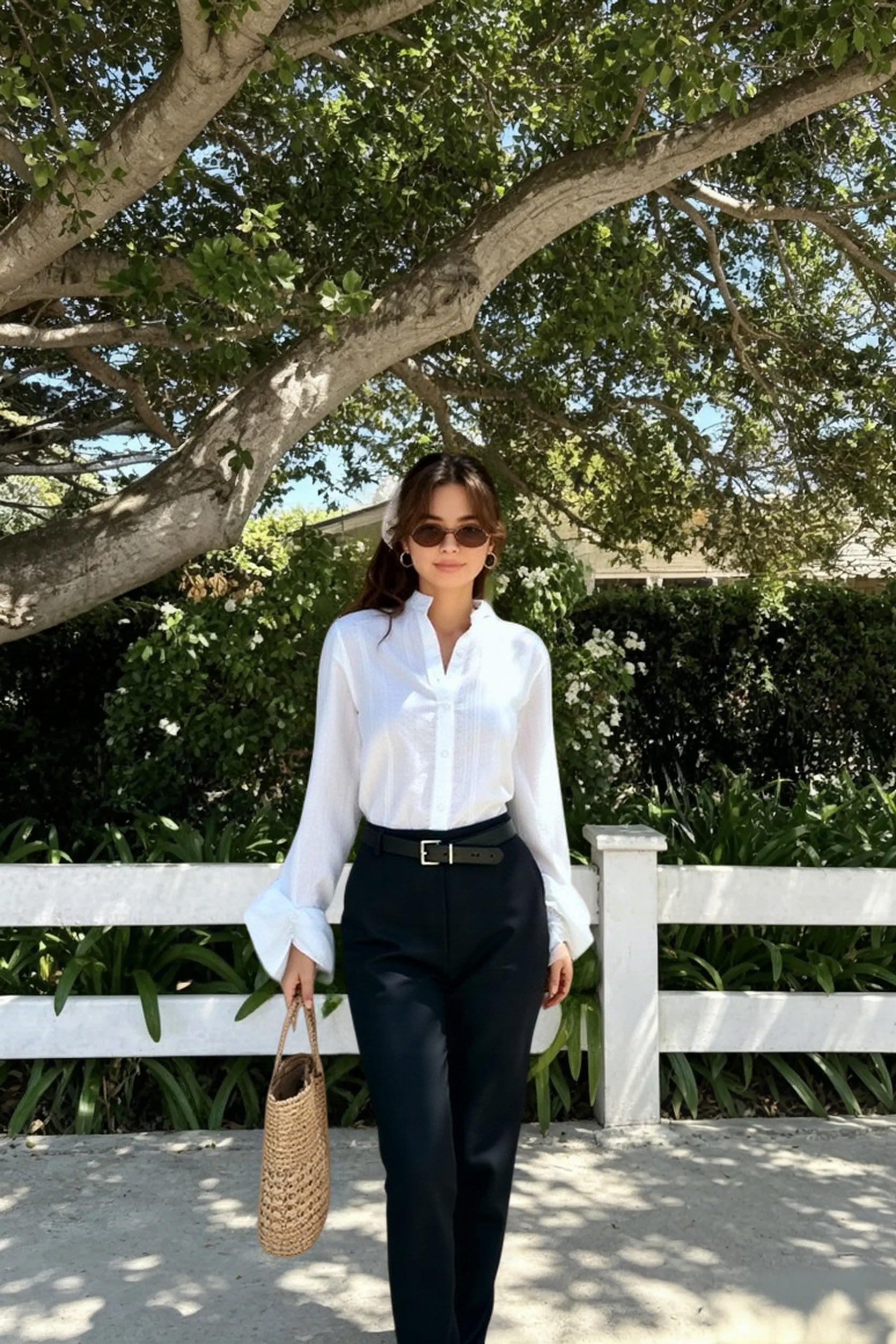 Romantic Lantern Sleeve Blouse