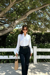Romantic Lantern Sleeve Blouse