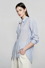 Pure Linen Vacation Blouse