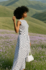 Vintage Polka Dot Work Dress