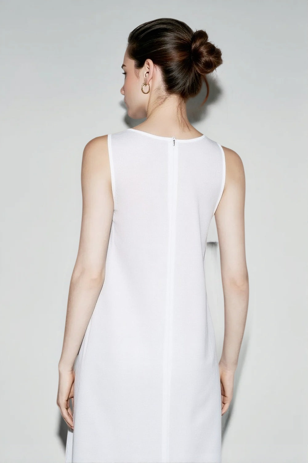 Pure Linen Tank Maxi Vacation Dress