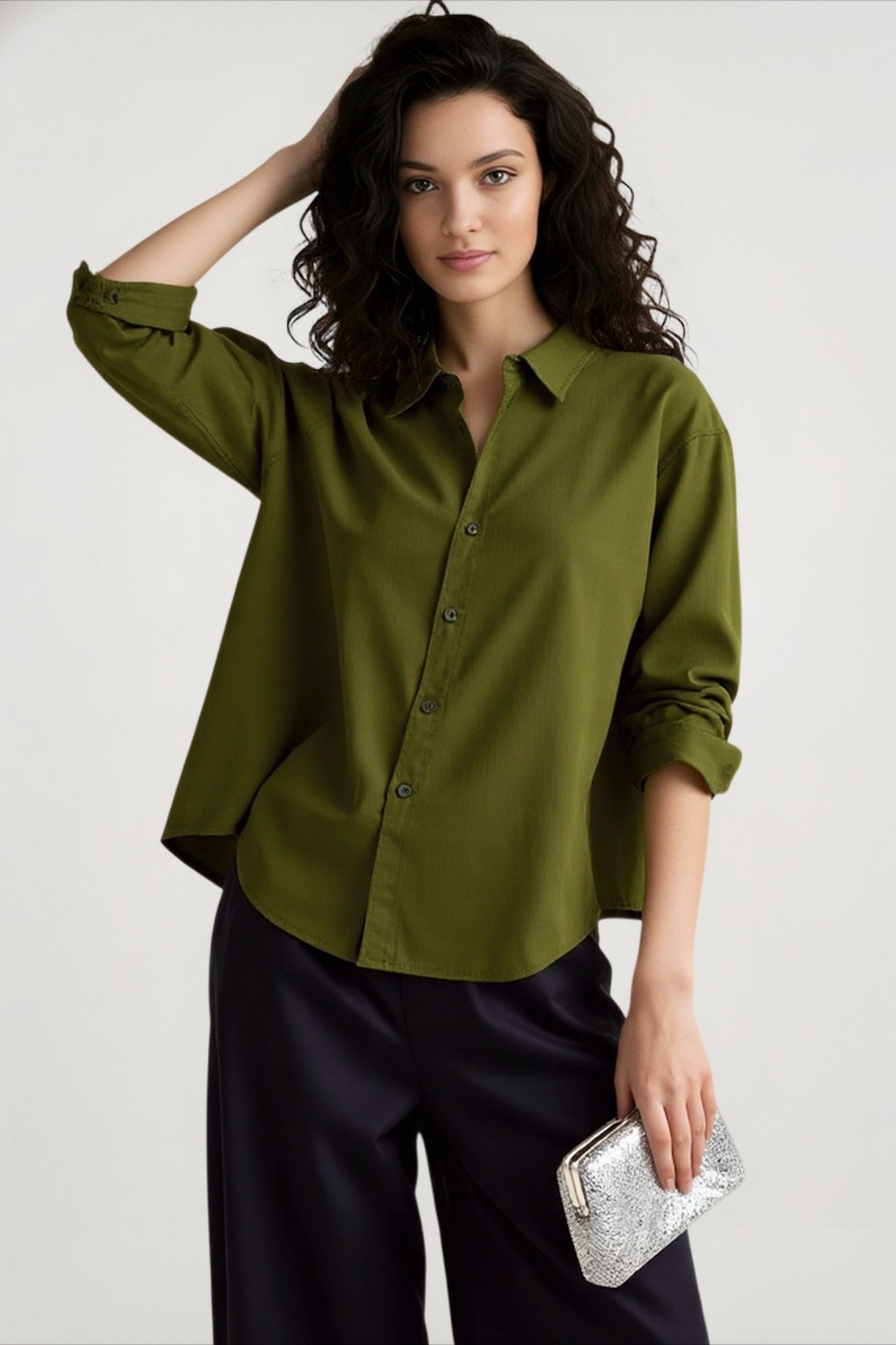 Linen Minimalist Layering Blouse