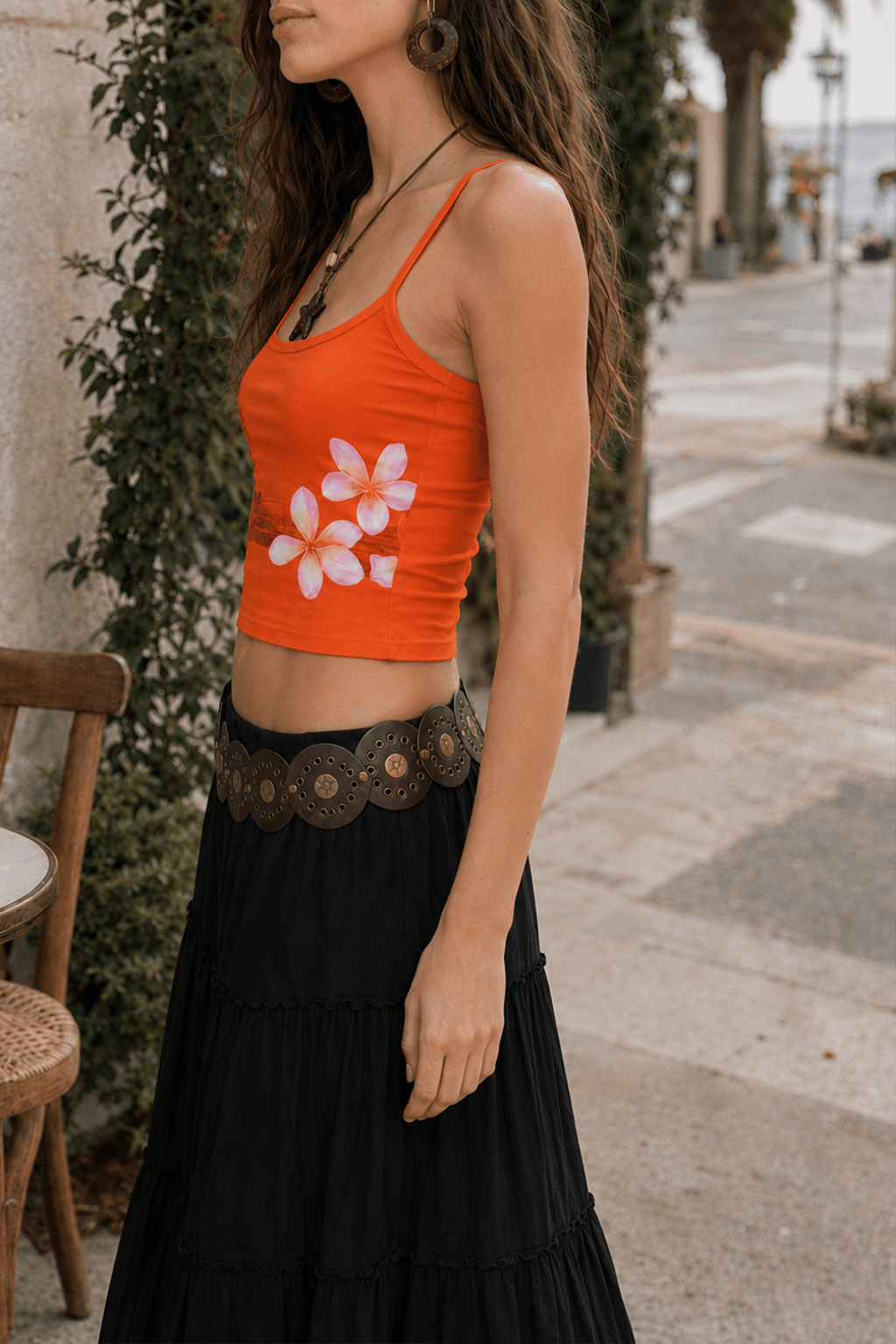 Chic Comfort Floral Print Cami Top