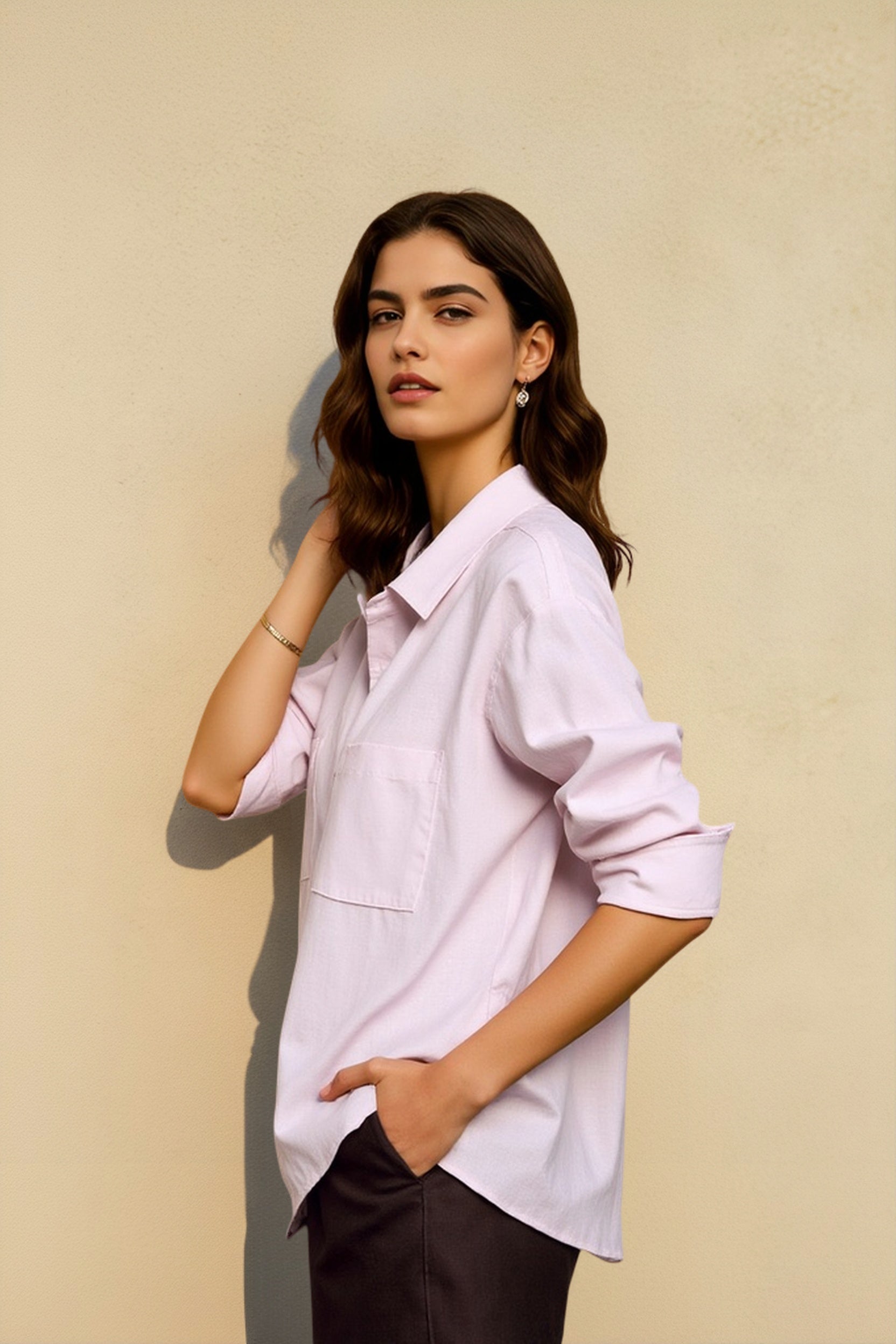 Pure Linen Lightweight Blouse
