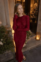 Sexy Leopard Print Party Maxi Dress