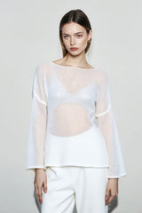 Lightweight Hollow Knit Sweater