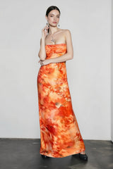Strapless Floral Print Ruched Waist Vacation Dress