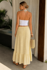 Striped Colorblock High Waist Pencil Skirt