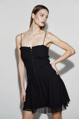 Fairy Ruched  Spaghetti Strap Bodycon Mini Dresses