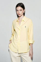Linen Relaxed Striped Blouse