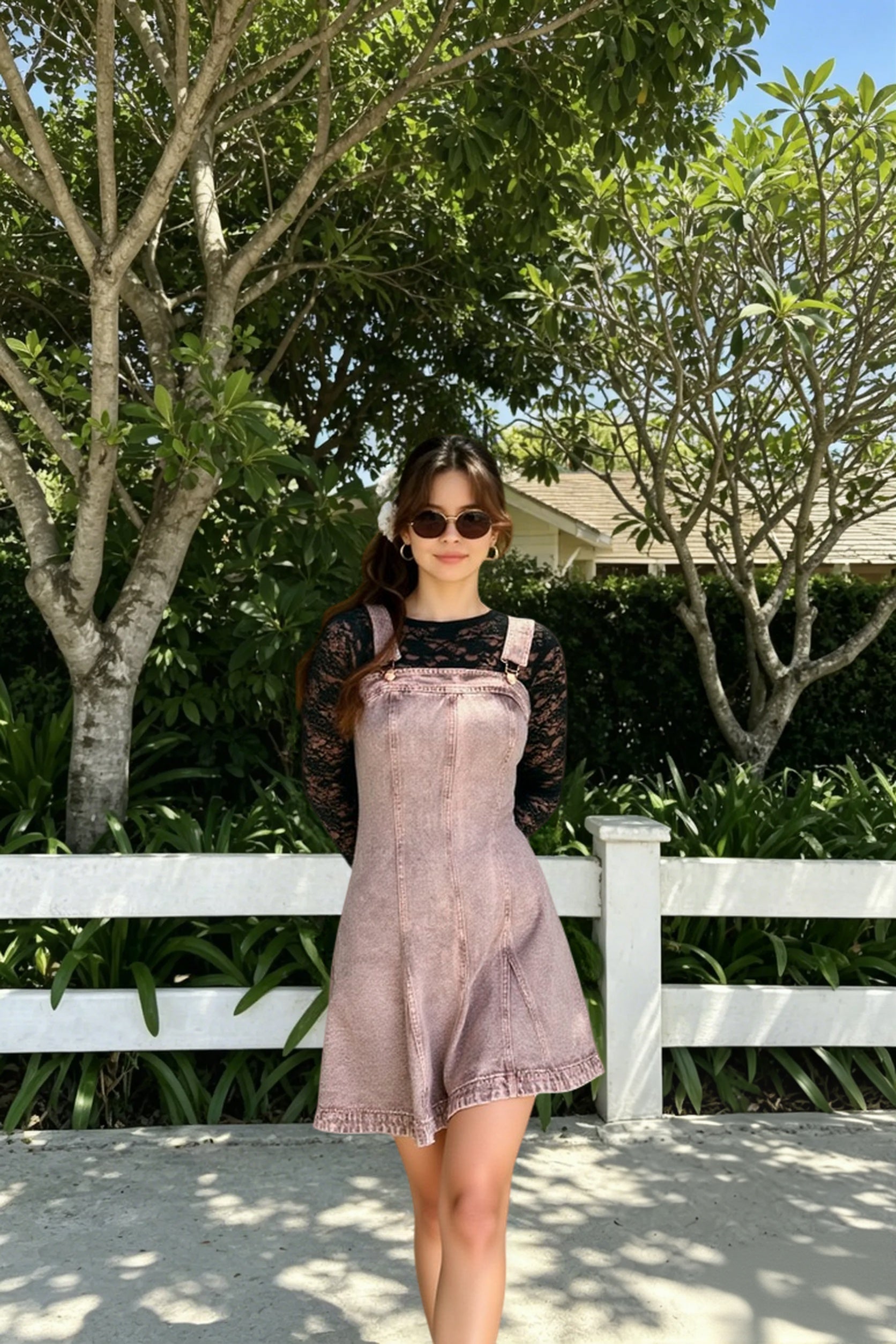 Strappy Slim Fit Denim Dress