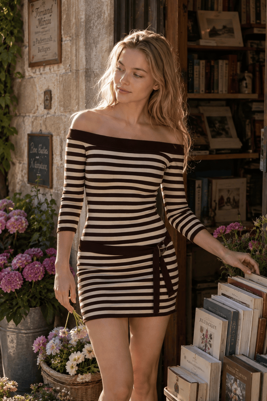 Vintage Short Shirt Collar Batwing Mini Dress
