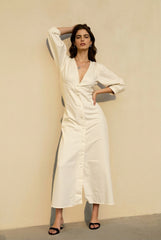 Tie Back Open Back Boho Vacation Dress