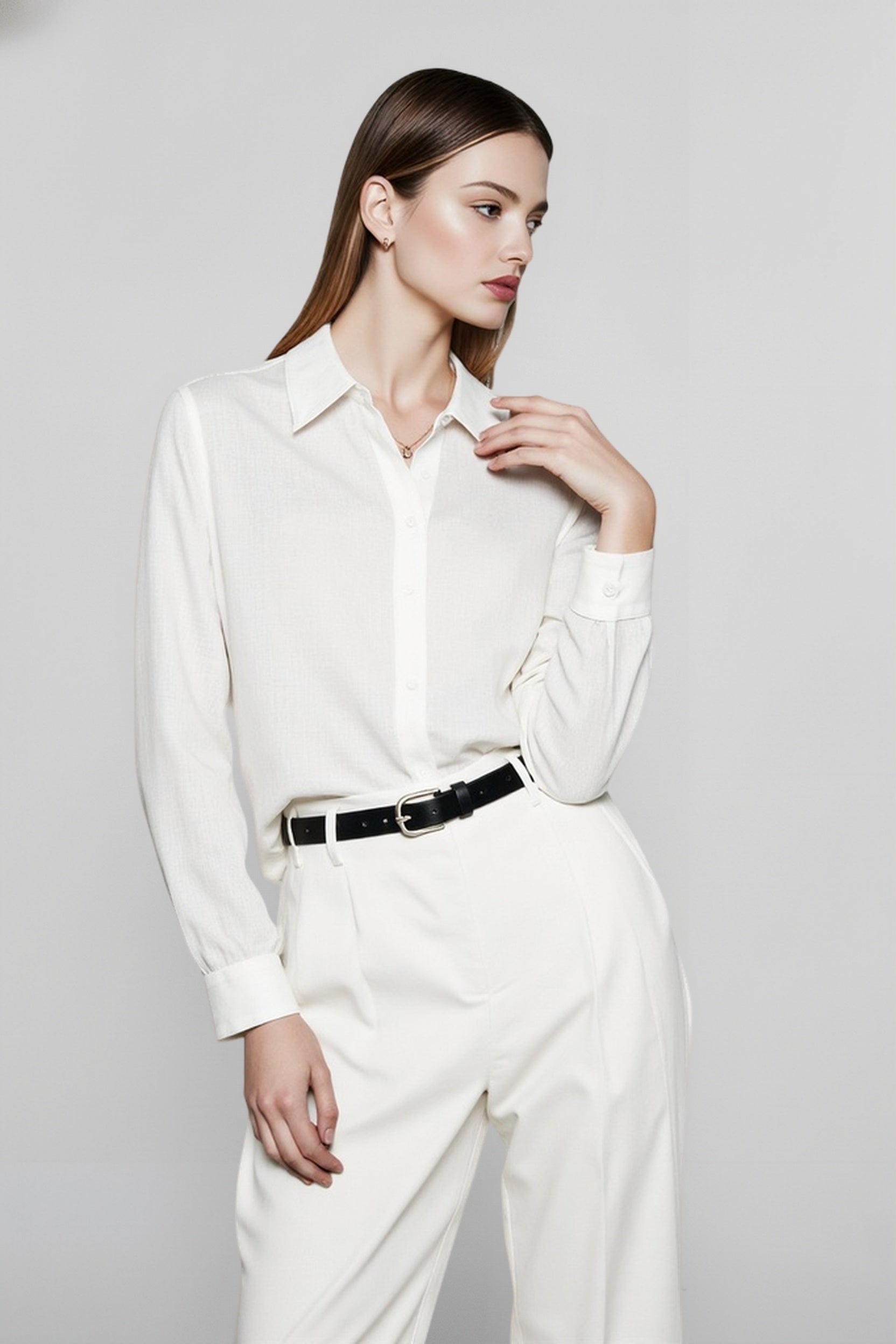 Pure Linen French Style Blouse
