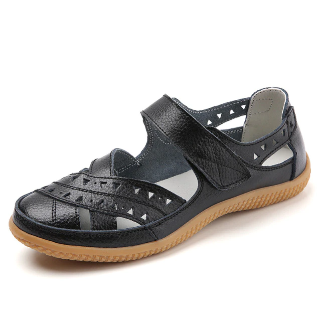 Alegria Women's Flat Leather Loafer Shoes