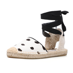 Ayu Women's Flats Lace Up Espadrilles