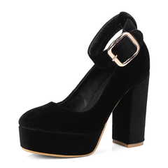 Baiden Women's Velvet High Heels Shoes