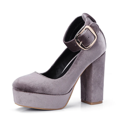 Baiden Women's Velvet High Heels Shoes