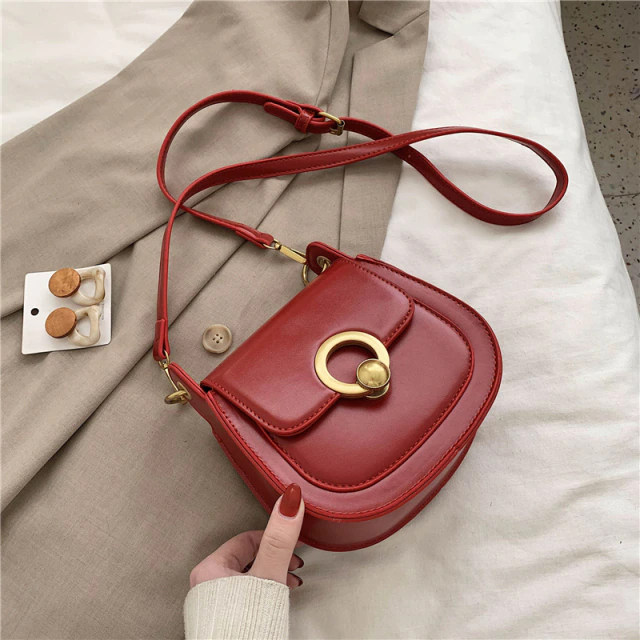 Baldez Women's Handbag Solid Color Leather Bags