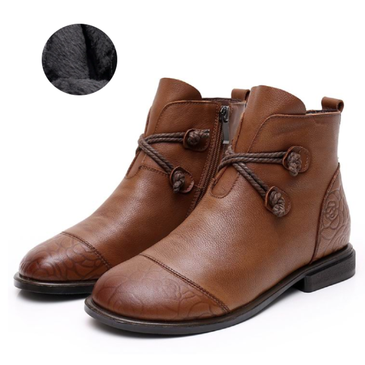 Deva Women's Leather Booties