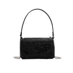 Cata Women's Punk Style Handbag With Rhinestones