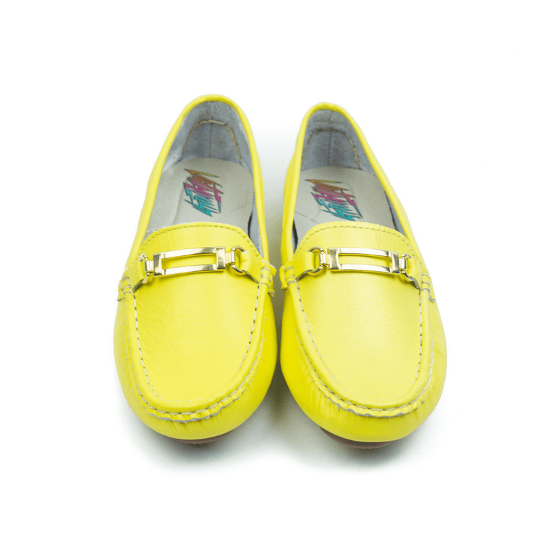 ViteliWomen's Loafer Yellow Shoes