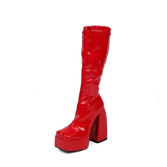 Doralia Women's High Heel Platform Boots