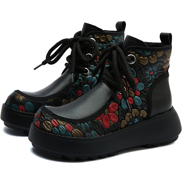 Enriqueta Women's Lace Up Booties