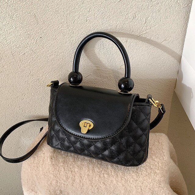 Fitty Women's Quilted Leather Handbag