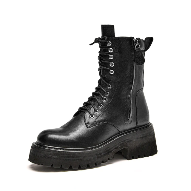 Hanson Women's Platform Leather Boots