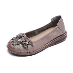 Isabelita Women's Flat Leather Shoes