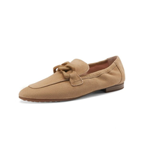 Laura Women's Flat Leather Loafer Shoes