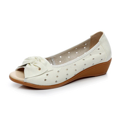 Lennys Women's Butterfly Knot Wedge Sandal