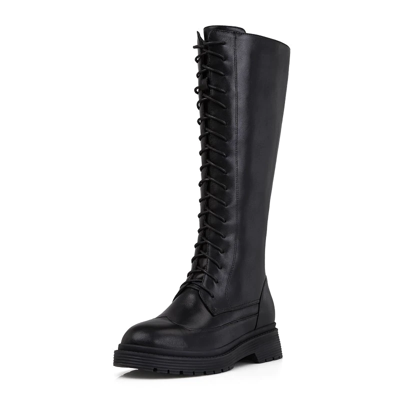 Luca Women's Winter Lace-Up Leather Boots