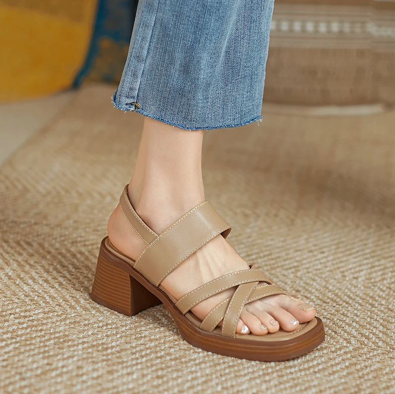Marena Women's Square Heel Sandal