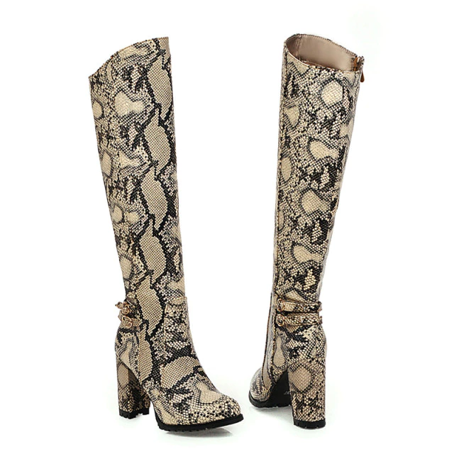 Max Women's Knee High Leather Boots